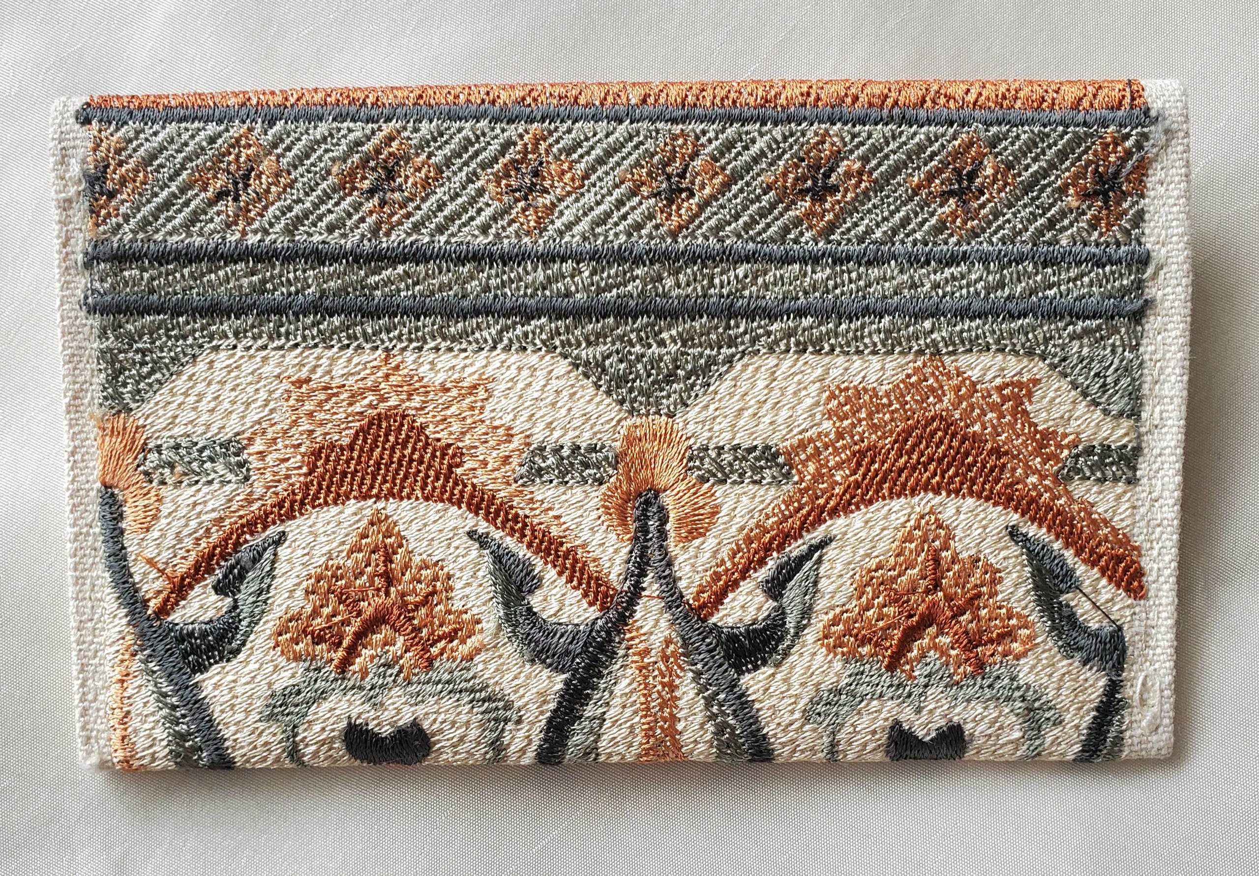 small-tapestry-wallet-peach-sage-back-Jen's-Bag-embroidered-bag